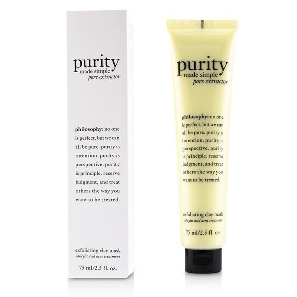 PHILOSOPHY Purity Made Simple Pore Exfoliating Clay Mask 2.5 oz Facial Skincare